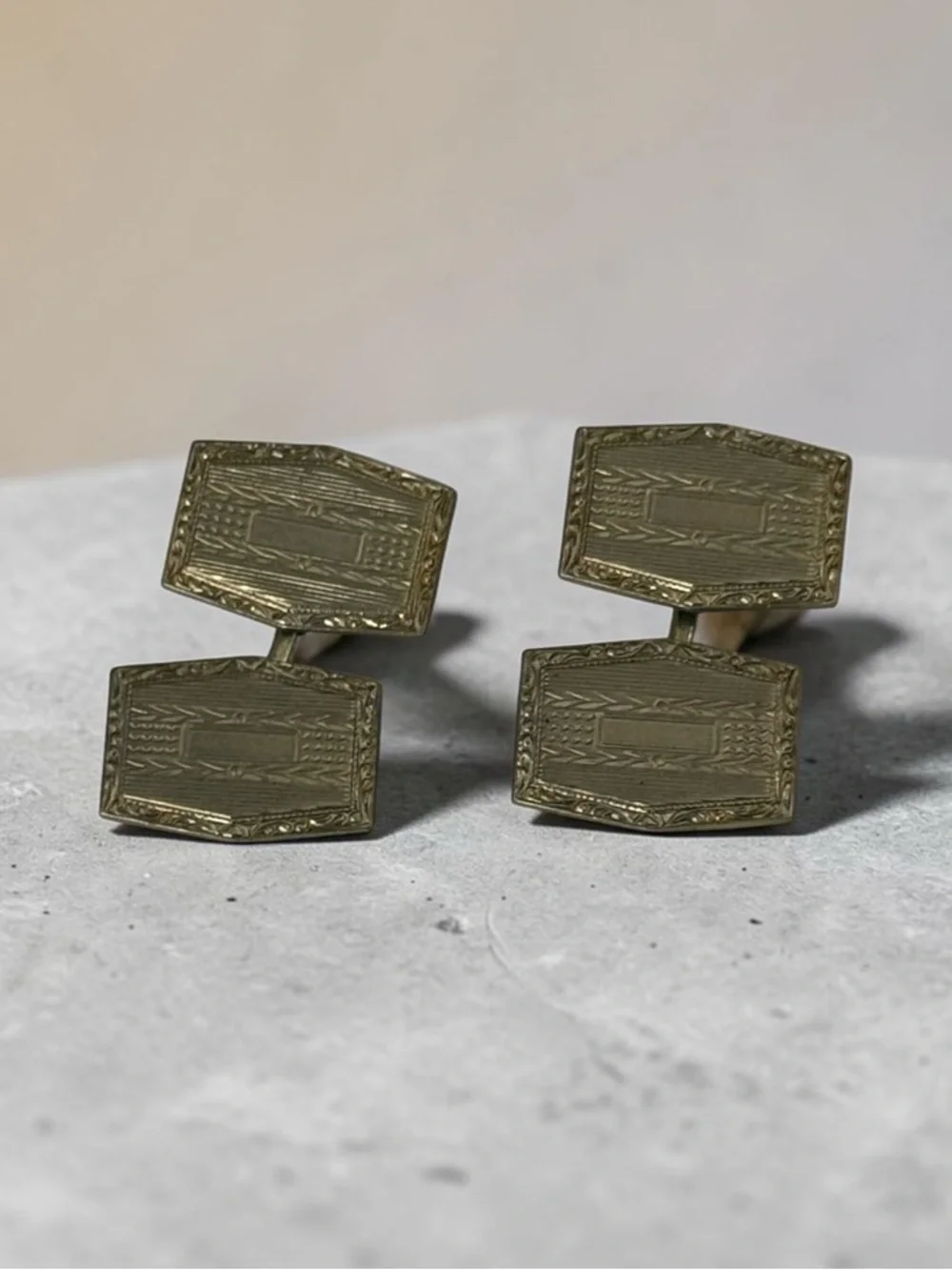 🫶🏻 Vintage Hayward Rectangular Cufflinks
